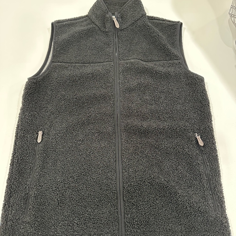 Vineyard Vines Nantucket Sherpa Men’s Vest XS Black